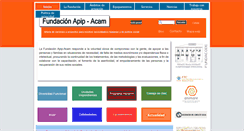 Desktop Screenshot of fundacionapipacam.org